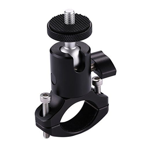  PULUZ Bike Aluminum Handlebar Tripod Ball Head Adapter Mount for DJI Osmo Action/GoPro Hero 7 / Hero 6 / Hero 5 Hero 4 Session Xiaoyi MiJia Sport Camera