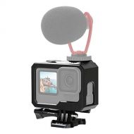 PULUZ Frame Mount Housing Case for GoPro Hero 9 Black Frame Protective Cover with Cold Shoe Mount