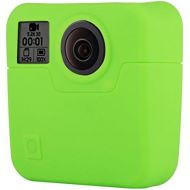 PULUZ Silicone Rubber Protective Housing Case for GoPro Fusion (Green)