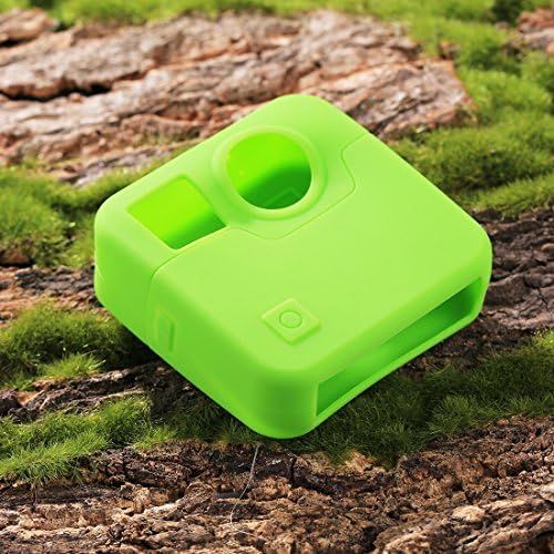  PULUZ Silicone Rubber Protective Housing Case for GoPro Fusion (Green)