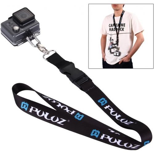  PULUZ 60cm Detachable Long Neck Chest Strap Lanyard Sling with Quick Release and Safety Tether for GoPro New Hero /HERO9 /8/7, DJI Osmo Action, Xiaoyi and Other Action Cameras