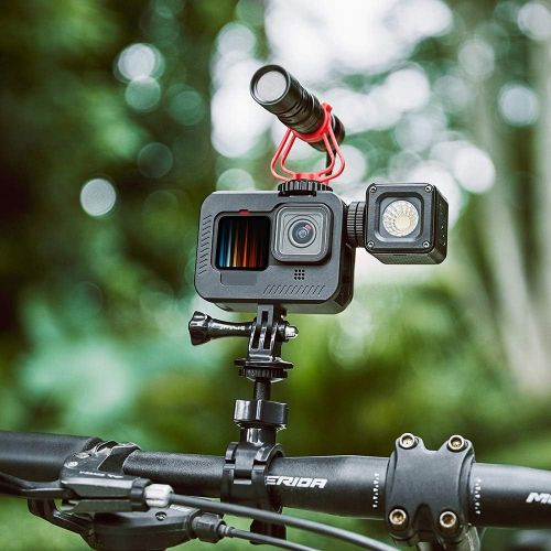  PULUZ Housing Frame Case for GoPro Hero 9 Black Aluminum Protective Shell Case for GoPro Hero 9 Black with Cold Shoe Mount Lens Cover