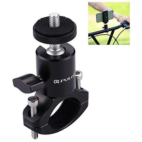  PULUZ Camera Handlebar Mount for Gopro Bike Motorcycle Mount, Aluminum Bicycle Camera Adapter Mount Holder for Gopro Hero 10/9/8/7 All Model /DJI OSMO Action Camera Accessories