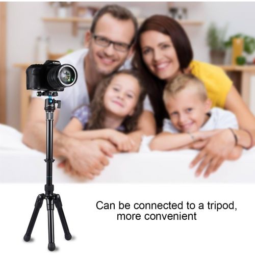  [아마존베스트]PULUZ Metal Handheld Adjustable 3/8 Size Tripod Mount Monopod Extension Rod for DSLR & SLR Cameras