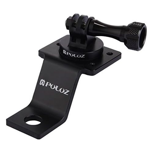  [아마존베스트]PULUZ Accessories Motorcycle Mirror/Bolt Fixed Mount Metal Bicycle Mount for GoPro Hero 5 4 Session Black Silver 4 3 3 2 Sport Action Camera (Black)