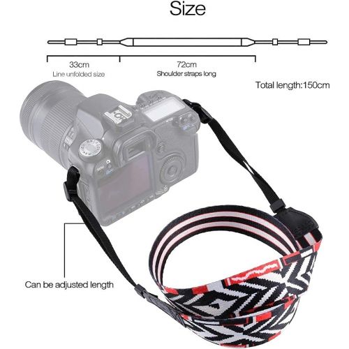  PULUZ Camera Neck & Shoulder Strap Belt Multi-color Camera Strap Compatible with All DSLR/SLR/Men/Women
