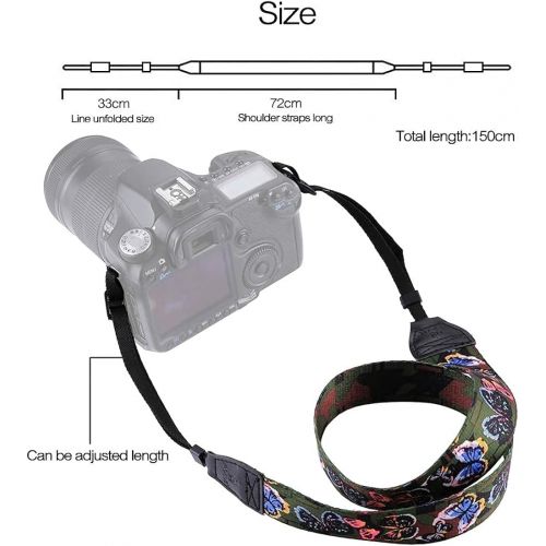  PULUZ Camera Neck & Shoulder Strap Belt Multi-color Camera Strap Compatible with All DSLR/SLR/Men/Women