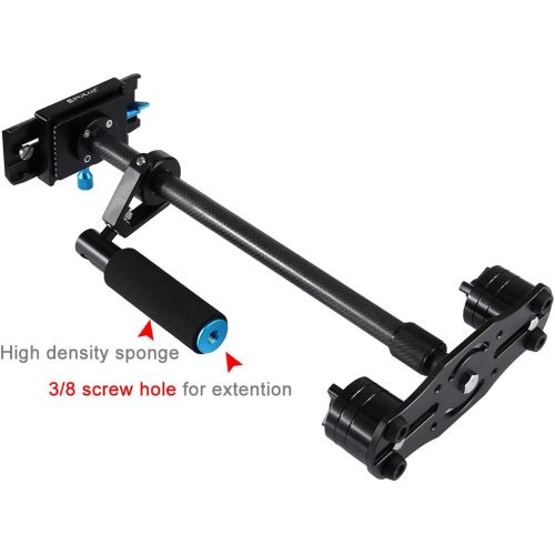  DSLR Handheld Stabilizer, PULUZ 24 60cm Professional Carbon Fibre Video Stabilizing Support for Canon Nikon Sony Panasonic & other Digital SLR Cameras, Max Load:3kg6.6lb