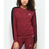 PUMA Archive Logo T7 Burgundy Track Jacket