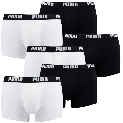 푸마 6 er Pack Puma Short Boxer Boxershorts Men Pant Underwear new, konfektionsgroesse:XL, color:301 - White / Black