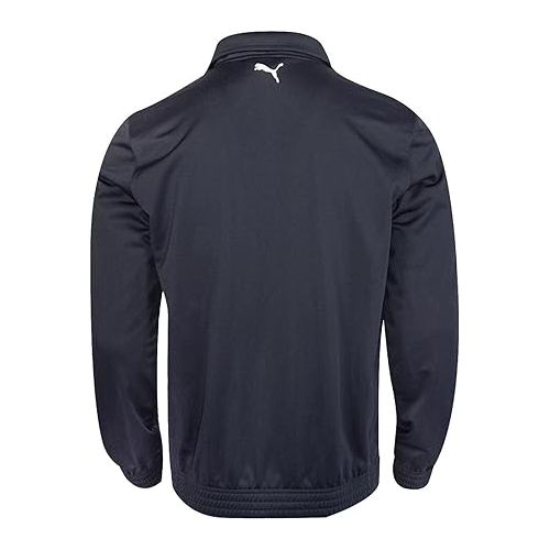 푸마 PUMA Men's Contrast Jacket, New Navy, XX-Large