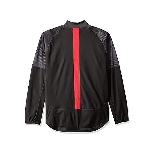 푸마 PUMA Men's FTBLNXT Track Jacket, Black/red Blast, L