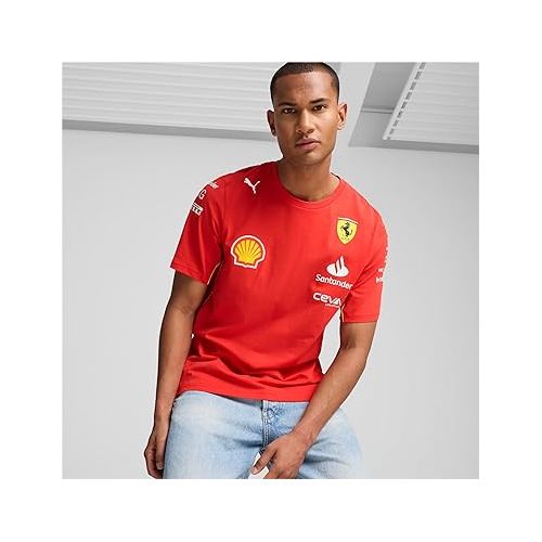 푸마 PUMA Scuderia Ferrari Men's 2024 Team Tshirt