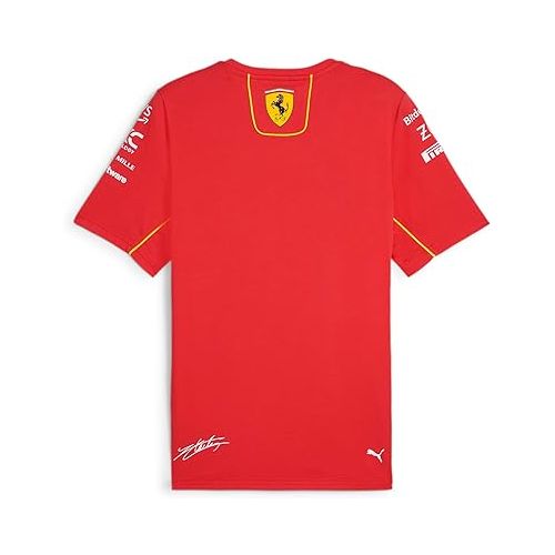 푸마 PUMA Scuderia Ferrari Men's 2024 Charles Leclerc Tshirt