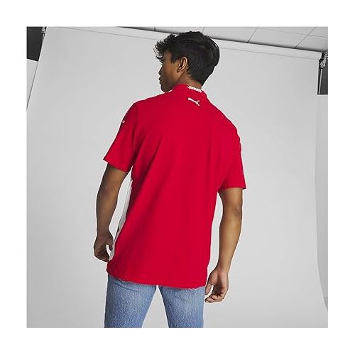 푸마 Scuderia Ferrari Polo Las Vegas 2023 Special Edition Designed by Joshua Vides - Red - Size: XL