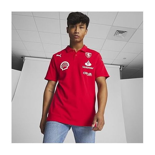 푸마 Scuderia Ferrari Polo Las Vegas 2023 Special Edition Designed by Joshua Vides - Red - Size: XL