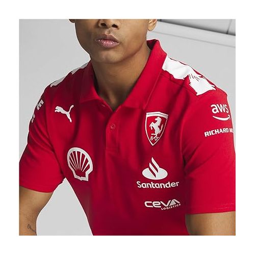 푸마 Scuderia Ferrari Polo Las Vegas 2023 Special Edition Designed by Joshua Vides - Red - Size: XL