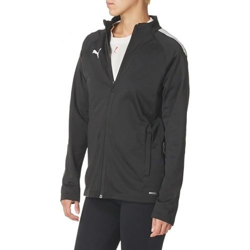 푸마 PUMA womens TeamLIGA Training Jacket, Puma Black-puma White, Medium US