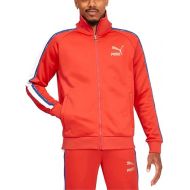 Puma Mens Go For Tape T7 Jacket Athletic Outerwear Casual - Orange