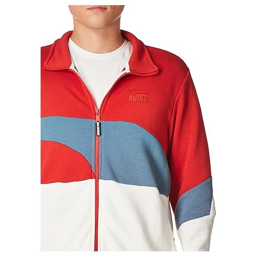 푸마 PUMA Mens Flare Jacket, Urban Red, X-Large US