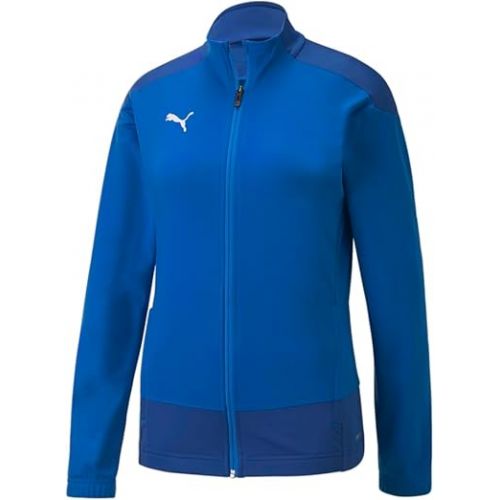 푸마 PUMA - Womens Teamgoal 23 Training Jacket W, Size: Large, Color: Electric Blue Lemonade/Team Power Blue