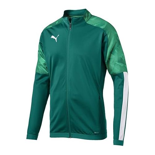 푸마 PUMA mens CUP TRAINING JACKET, Alpine Green-pepper Green, Large US