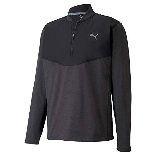 푸마 PUMA Mens Golf 2020 Cloudspun Stlth 1/4 Zip