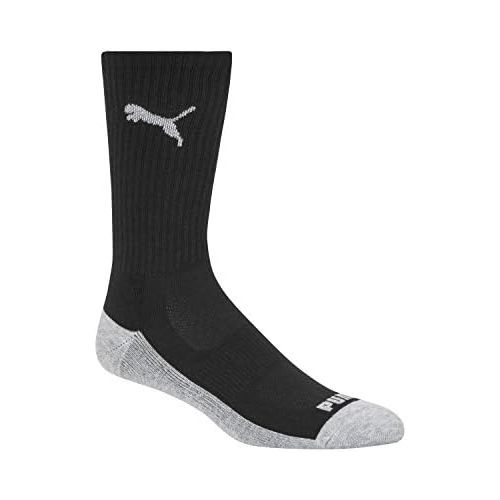 푸마 PUMA Mens 6 Pack Crew Socks