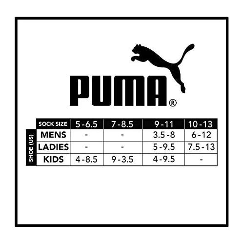 푸마 PUMA boys 6 Pack Crew Cut Socks