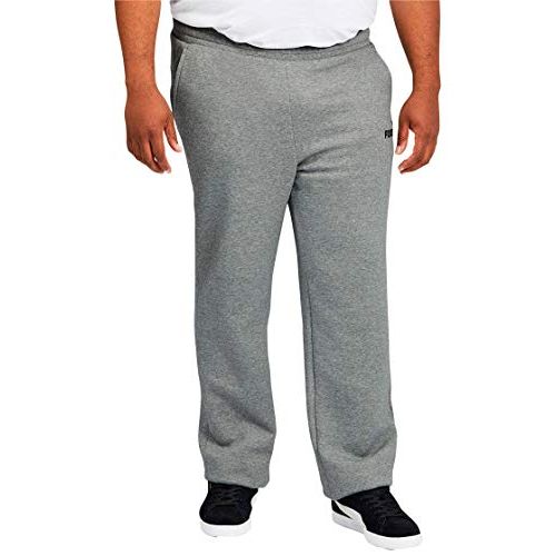 푸마 PUMA Mens Big & Tall Essentials Fleece Sweatpants Bt