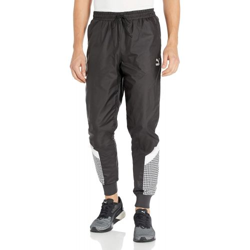 푸마 PUMA Mens Trend All Over Print MCS Woven Pants