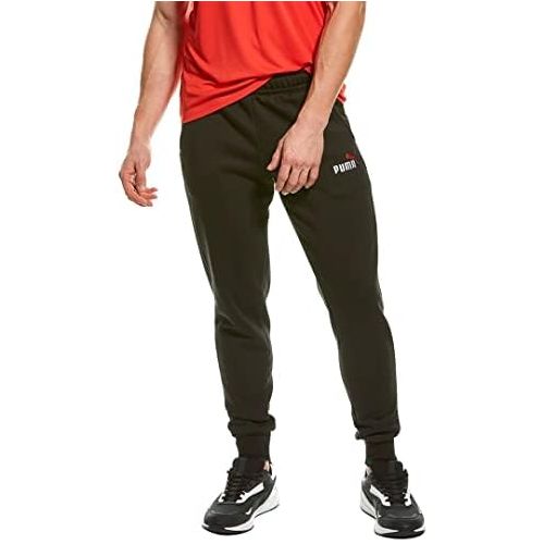 푸마 PUMA Mens Essentials+ Logo Fleece Pants