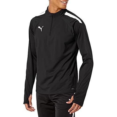 푸마 PUMA Mens Teamliga 1/4 Zip Top