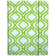 PUNCHCASE by Leslie Hsu Hansen Cover, White & Lime Trellis Print (fits Kindle, Paperwhite, and Touch)