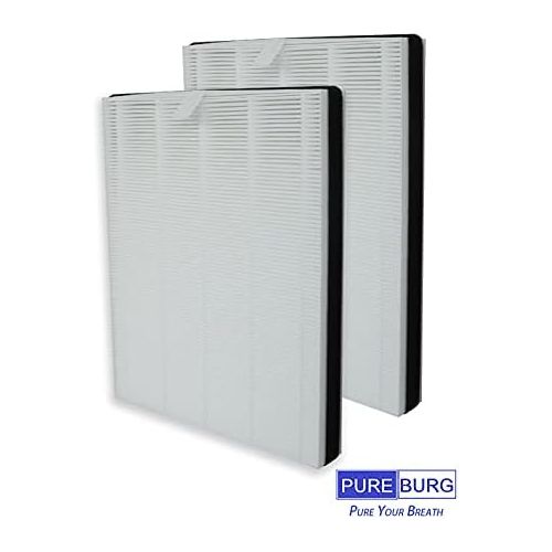  PUREBURG Pack of 2 HEPA Replacement Filter Compatible with Philips Air Washer HU5930/10 Air Purifier Part Number FY1114/10