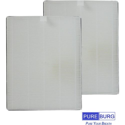  PUREBURG Pack of 2 HEPA Replacement Filter Compatible with Philips Air Washer HU5930/10 Air Purifier Part Number FY1114/10