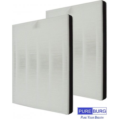  PUREBURG Pack of 2 HEPA Replacement Filter Compatible with Philips Air Washer HU5930/10 Air Purifier Part Number FY1114/10