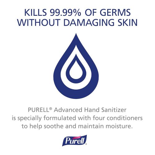  [아마존 핫딜]  [아마존핫딜]PURELL Advanced Hand Sanitizer Refreshing Gel for Workplaces, Clean Scent, 20 fl oz pump bottle (Pack of 12)  3023-12