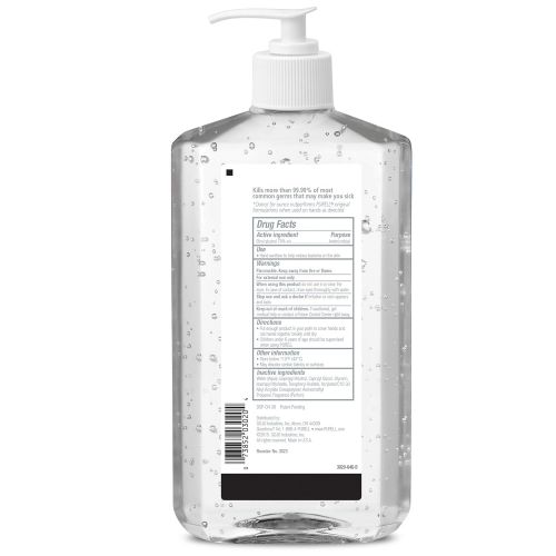  [아마존 핫딜]  [아마존핫딜]PURELL Advanced Hand Sanitizer Refreshing Gel for Workplaces, Clean Scent, 20 fl oz pump bottle (Pack of 12)  3023-12