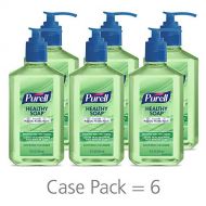 [아마존 핫딜]  [아마존핫딜]PURELL Brand HEALTHY SOAP, Soothing Cucumber Fragrance, 12 fl oz Soap Counter Top Pump Bottle (Pack of 6) - 9701-04-EC6PK