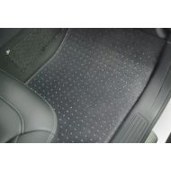 PUREMATS Floor Mats Set (Front Row + 2nd Row) Compatible with Toyota Camry - All Weather - Heavy Duty - (Made in USA) - Crystal Clear - 2012, 2013, 2014, 2015, 2016, 2017