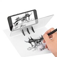 PUSOKEI Portable Optical Drawing Board,Tracing Drawing Sketching Tool Stencil Board Copy Pad Mirror Reflection Projector Drawing Panel,Tracing Board Painting Artifact for Beginners