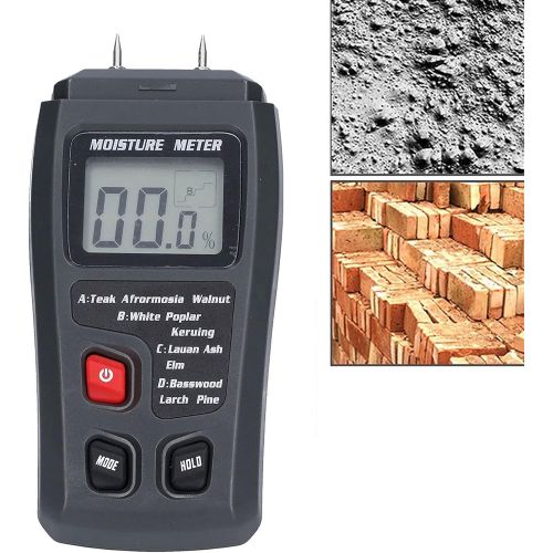  PUSOKEI Wood Moisture Meter Digital LCD Humidity Tester 0 99.9% RH (℃) Measurement Range for Wood, firewood,Cardboard, Paper