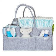 [아마존베스트]PUTSKA Putska Baby Diaper Caddy Organizer - Gift Registry for Baby Shower, Nursery Organizer, Neutral Baby Gift Basket, Changing Table Organizer (Diaper Caddy)