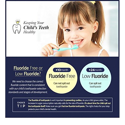  PUTZI babies Kids Children Low Fluoride Calcium-added mixberry Toothpaste 50ml 5ea