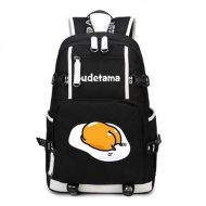 PWXH Gudetama School Backpack, Fashion Cute College Bags Student Unisex Canvas Laptop Book Bag