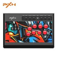 PXN X8 Arcade Fight Stick Joystick - PC Fight Sticks, Keyboard Operation Joystick with 3.5mm audio interface for PS4,PS3, PC, Xbox One, Xbox Series X|S, Switch-Black