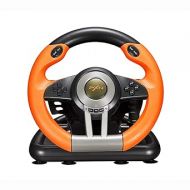 PXN V3III PC Steering Wheel 180 Degree Universal USB Car Racing Game Racing Wheel with Pedals for PS3, PS4, Xbox One,Xbox Series X/S, Switch Orange(Used - Like New)