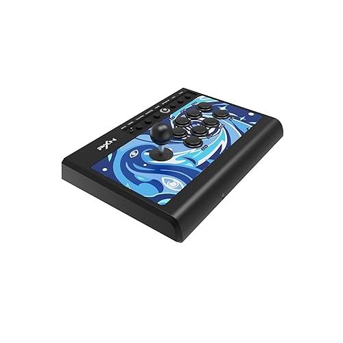  PXN Arcade Fight Stick, 008 Street Fighter Arcade Game Fighting Joystick with USB Port, with Turbo & Audio Functions, Suitable for Xbox One, Xbox Series X|S, PS3, PS4, Switch/Switch Lith, PC Windows