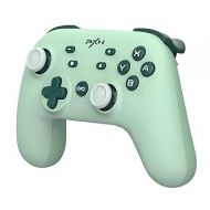 PXN P50L Wireless Switch Controller - Gaming Pro Controllers Support Adjustable Dual Vibration, Macros, Turbo, Gyro Axis, Screenshot Remote Gamepad Joystick for Switch/Line/OLED (Green)